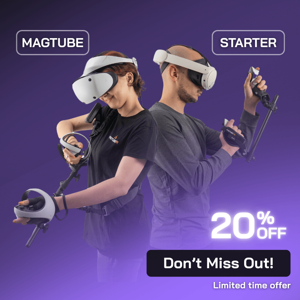 30% off on black armature and white vr controller mounts